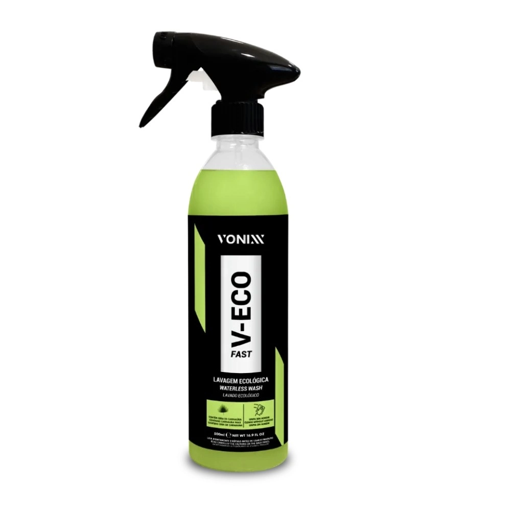 V-eco Fast 500ml Vonixx Lava À Seco Automotivo Cera Carnaúba